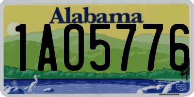 AL license plate 1AO5776