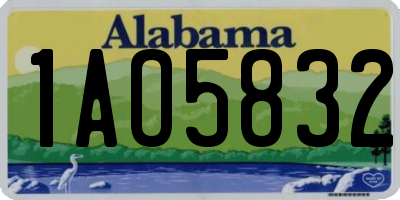 AL license plate 1AO5832