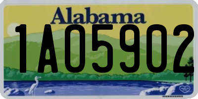 AL license plate 1AO5902