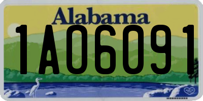 AL license plate 1AO6091