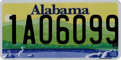 AL license plate 1AO6099