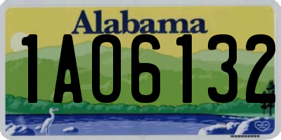 AL license plate 1AO6132