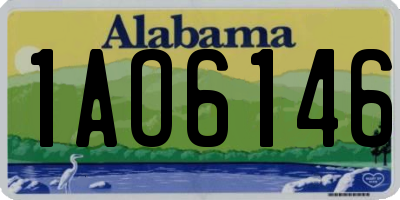 AL license plate 1AO6146