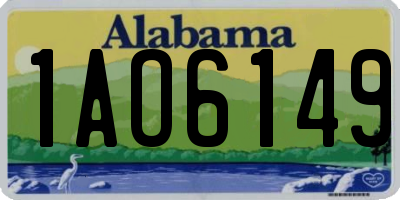 AL license plate 1AO6149