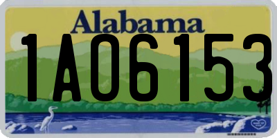 AL license plate 1AO6153
