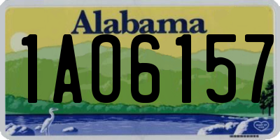 AL license plate 1AO6157