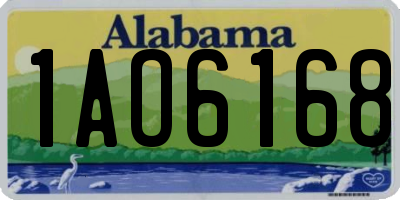 AL license plate 1AO6168