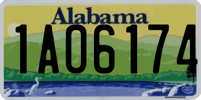 AL license plate 1AO6174