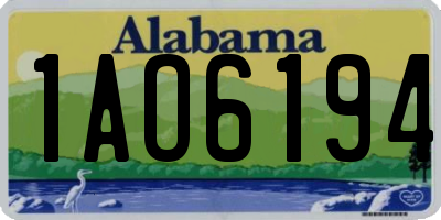 AL license plate 1AO6194
