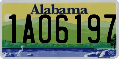 AL license plate 1AO6197