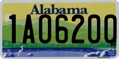 AL license plate 1AO6200