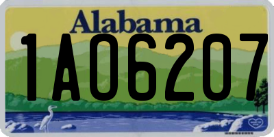 AL license plate 1AO6207