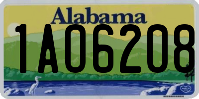 AL license plate 1AO6208