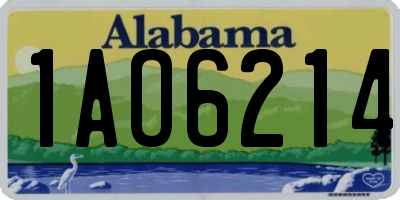 AL license plate 1AO6214