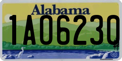 AL license plate 1AO6230