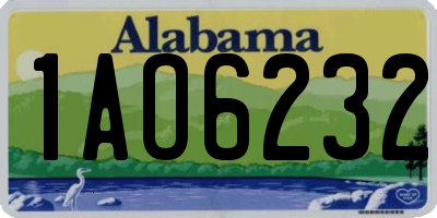 AL license plate 1AO6232