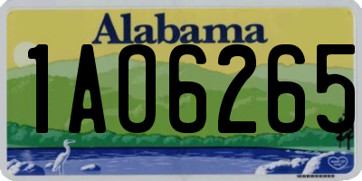 AL license plate 1AO6265