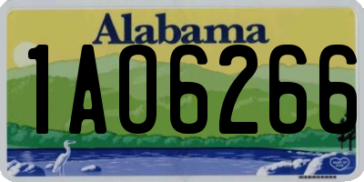 AL license plate 1AO6266