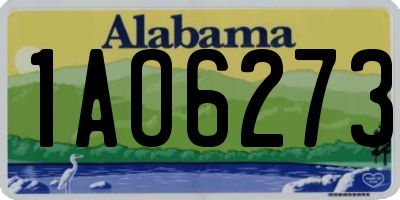 AL license plate 1AO6273