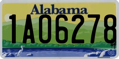 AL license plate 1AO6278