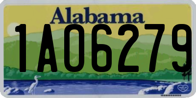 AL license plate 1AO6279