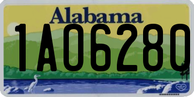 AL license plate 1AO6280