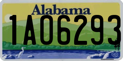 AL license plate 1AO6293