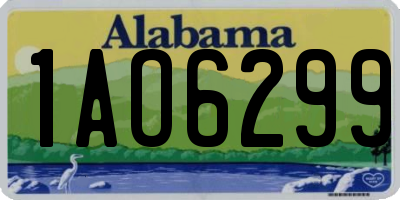 AL license plate 1AO6299