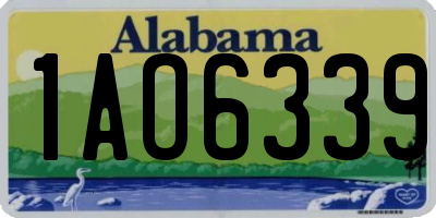 AL license plate 1AO6339