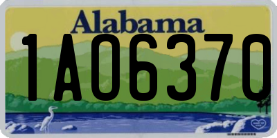 AL license plate 1AO6370
