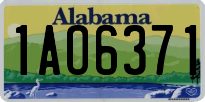 AL license plate 1AO6371