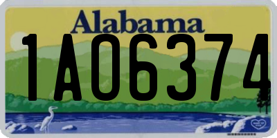 AL license plate 1AO6374