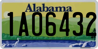 AL license plate 1AO6432