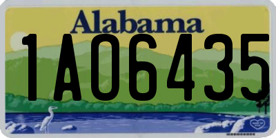 AL license plate 1AO6435