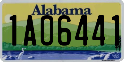 AL license plate 1AO6441