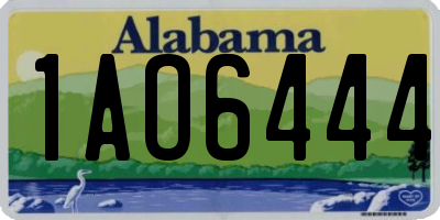 AL license plate 1AO6444