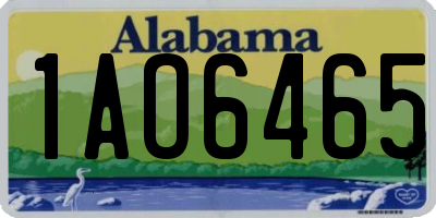AL license plate 1AO6465