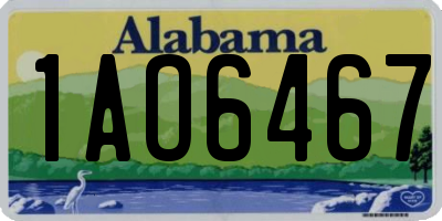 AL license plate 1AO6467