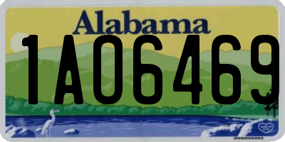 AL license plate 1AO6469