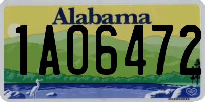 AL license plate 1AO6472