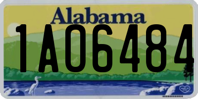 AL license plate 1AO6484