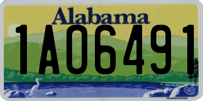 AL license plate 1AO6491