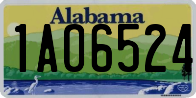 AL license plate 1AO6524
