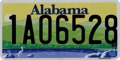 AL license plate 1AO6528