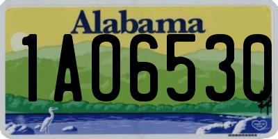 AL license plate 1AO6530