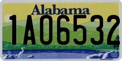 AL license plate 1AO6532