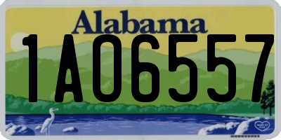 AL license plate 1AO6557