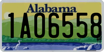 AL license plate 1AO6558