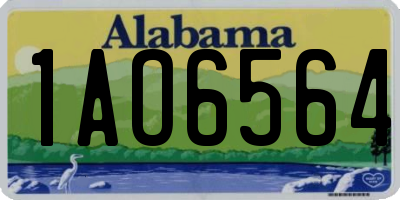 AL license plate 1AO6564
