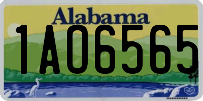 AL license plate 1AO6565